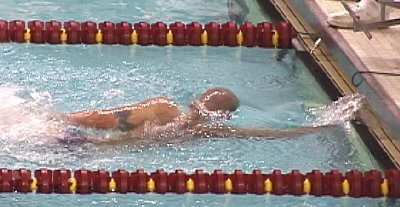 Tim Siciliano of Michigan takes the 400m IM in a new American Record.