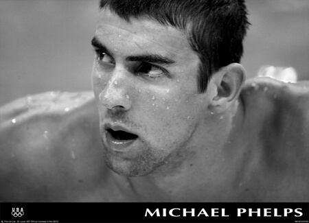 Michael Phelps "Portrait" Poster