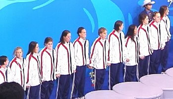 USA women took home the silver in the first Olympic womens water polo final.