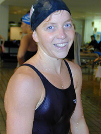 Sarabeth Schweitzer had a phenominal meet setting several records in the 19-24 age group.
