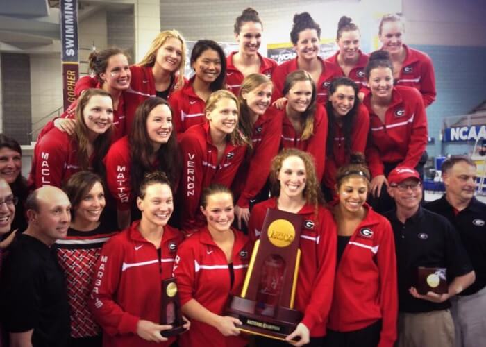 2014 Georgia Team Celebration Women's NCAA
