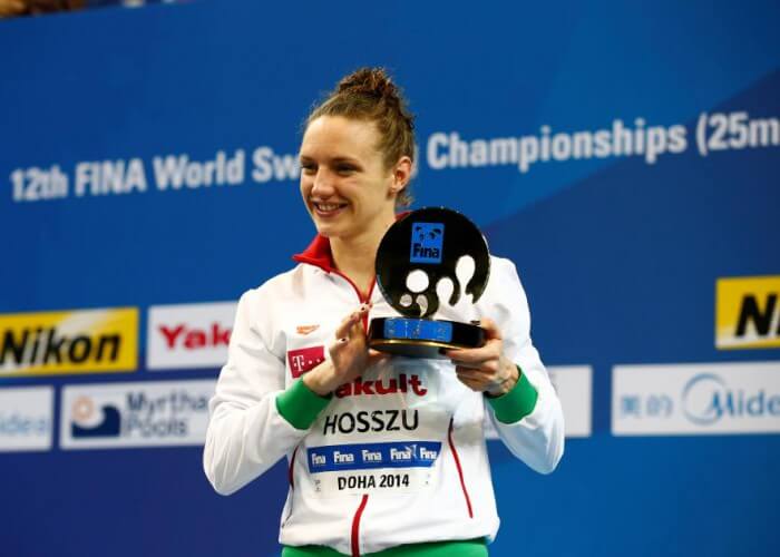 Katinka Hosszu Swimmer of the Meet Doha 2014