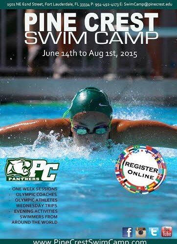 Pine Crest Swim Camp 2015