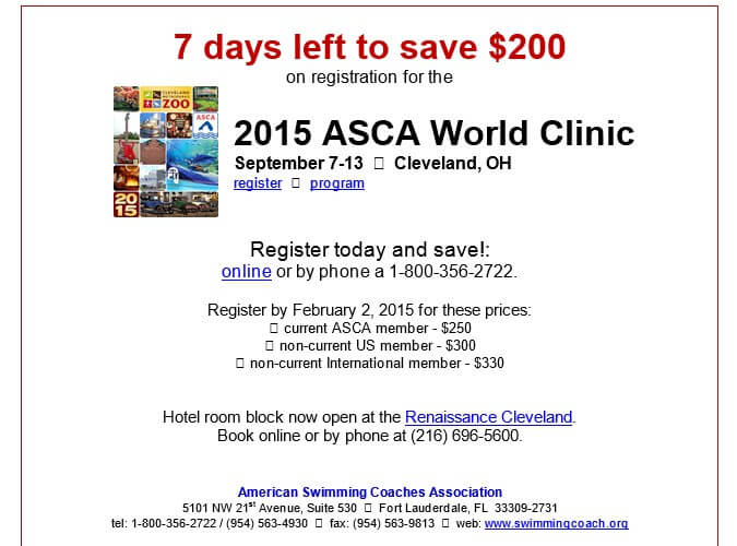 2015 ASCA World Clinic