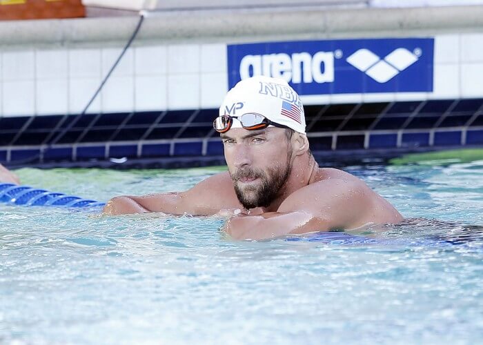 Jun 21, 2015; Santa Clara, CA, USA; Michael Phelps (USA) won the Men's 200IM championship in a time of 1:59.39 during the Championship Finals of day four at the George F. Haines International Swim Center. Mandatory Credit: Bob Stanton-USA TODAY Sports