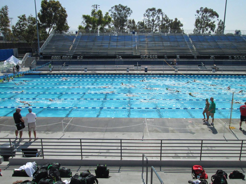 Favorite Pools Andy Ross Soaks Up The Sun At Irvine S Woollett Aquatic