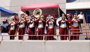 USC Marching band performs at North American Challenge Cup