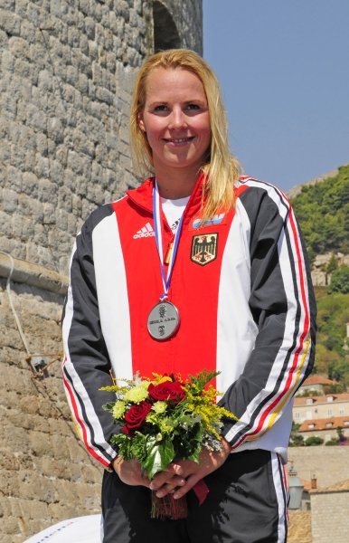 Britta Kamrau at the 2008 European Open Water Swimming Championships