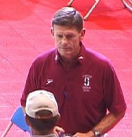 Stanford Coach Richard Quick.