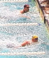 Tom Dolan and Tom Wilkins finish 1-2 in the 200 IM.