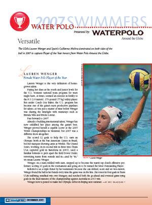 Female Water Polo Player of the Year