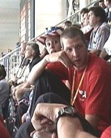 USA Team in the stands