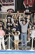 Auburn coaches and teams react to Becky Short's 21.88 50 yard free