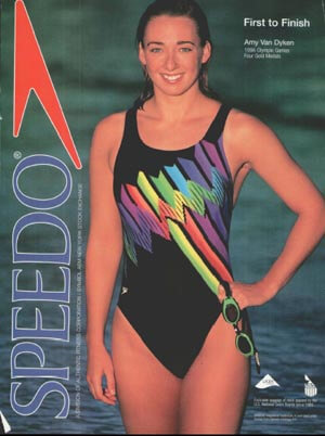 Swimming World Magazine Cover, February 1997 Back