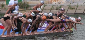 2008 World Open Water Championships, women's 25k start
