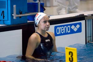 Margaux Fabre at European Junior Championships in 2007.