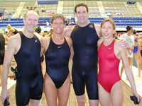 Relay swimmers