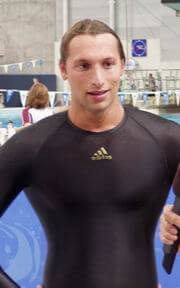 Ian Thorpe after winning 200 free Oly Trials '04