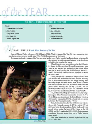 Dec2007, World Male Swimmer of the Year
