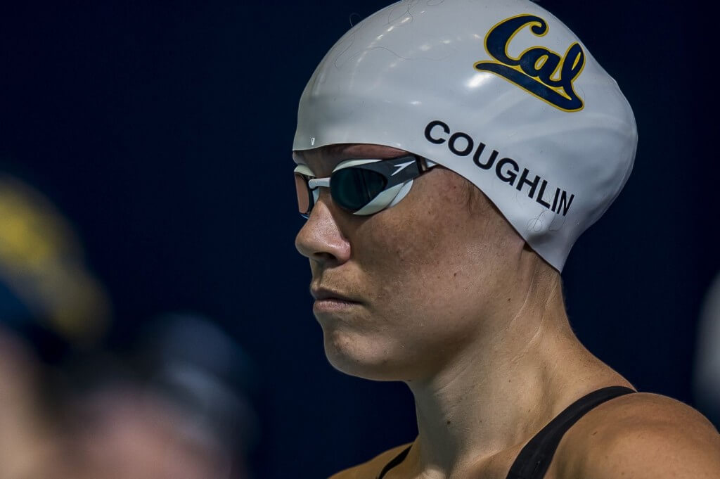 Natalie Coughlin places third in the prelims of the 50 freestyle.