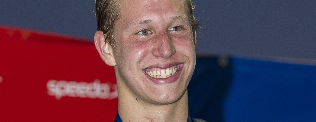 Jonathan Roberts wins the 1500 freestyle.