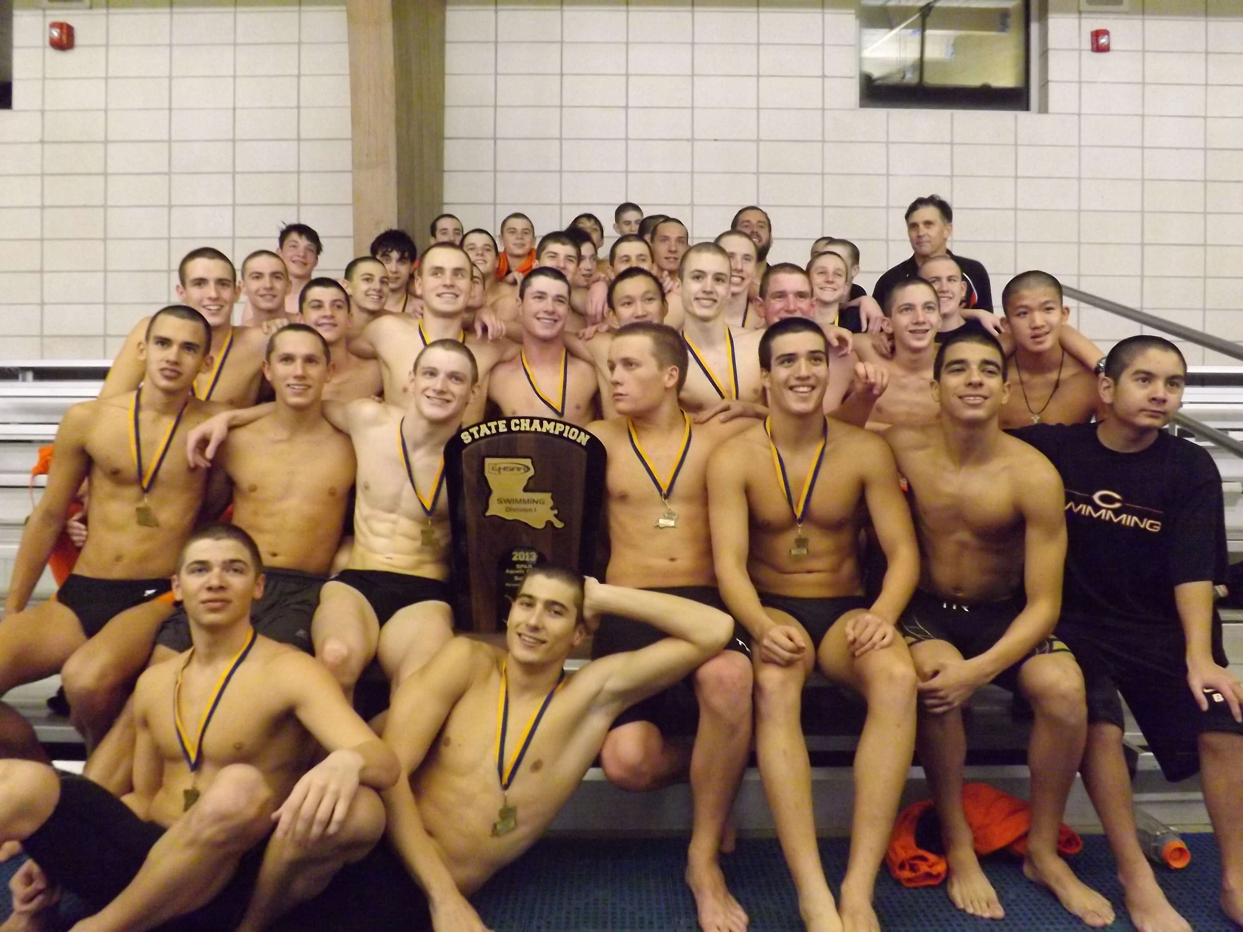 Morning Swim Show Catholic High School's 200 Free Relay Helped Win
