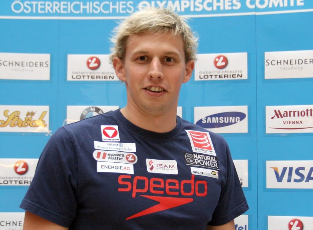 David Brandl at the hand-out of the Austrian teams official attire for the Summer Olympics 2012 in London
