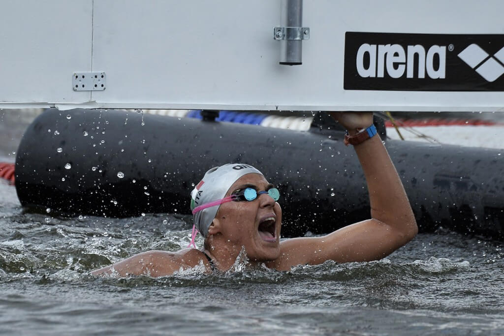 Martina Grimaldi Italia Gold MEdal Open Water 25Km 32nd LEN European Championships Berlin, Germany 2014 Aug.13 th - Aug. 24 th Day05 - Aug. 17 Photo Andrea Staccioli/Deepbluemedia/Insidefoto