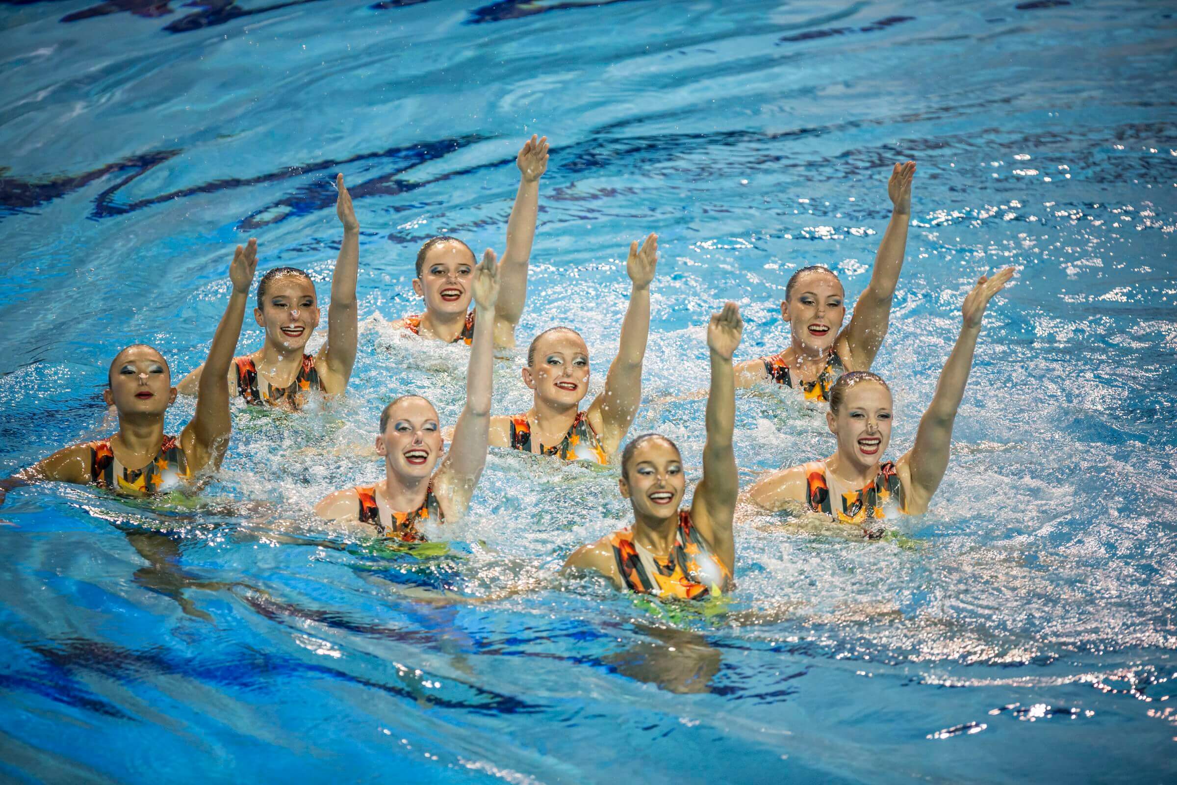 China, Ukraine Shine in Day Two of FINA Synchronized Swimming World Cup