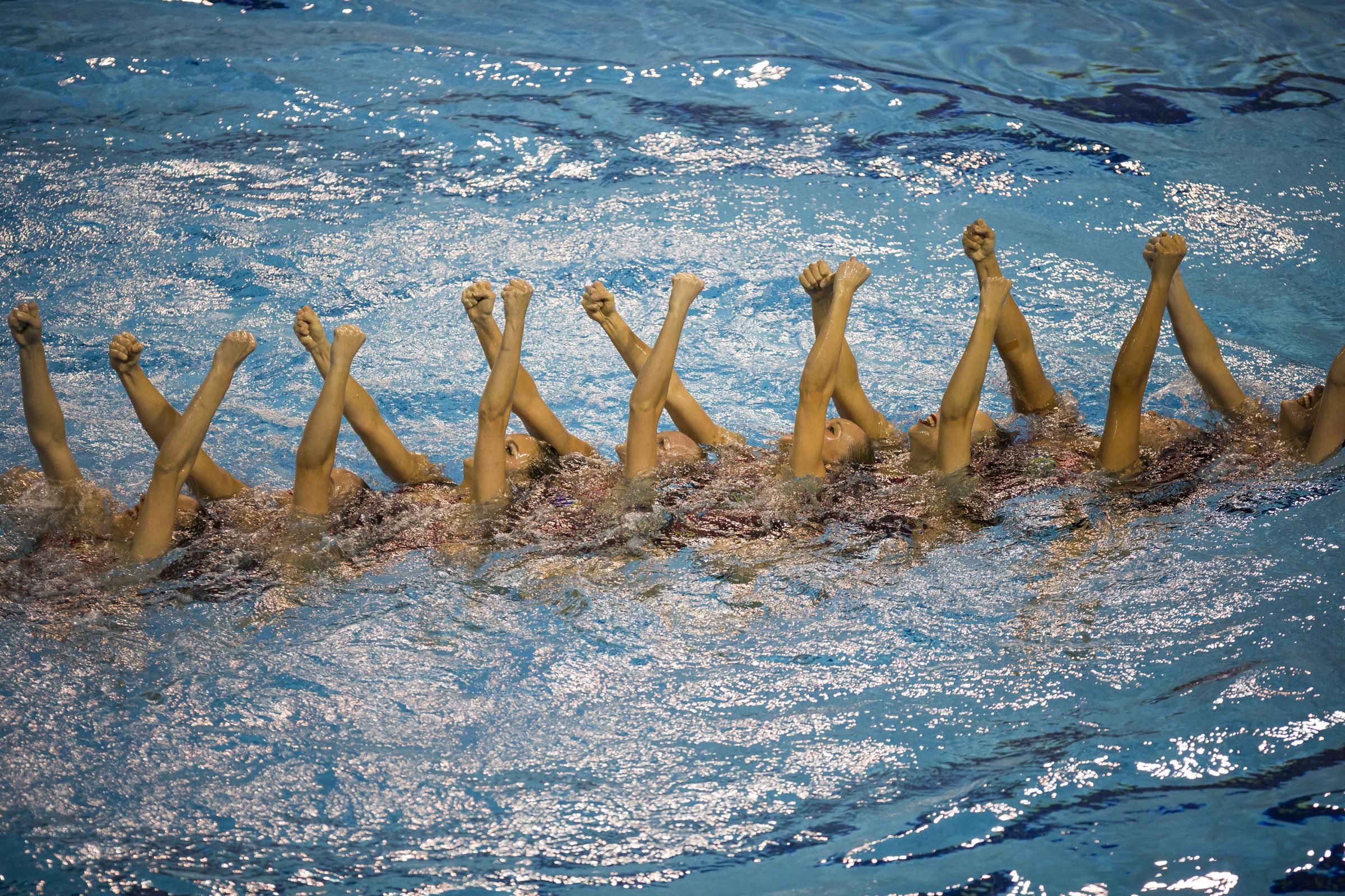 China, Ukraine Shine in Day Two of FINA Synchronized Swimming World Cup ...