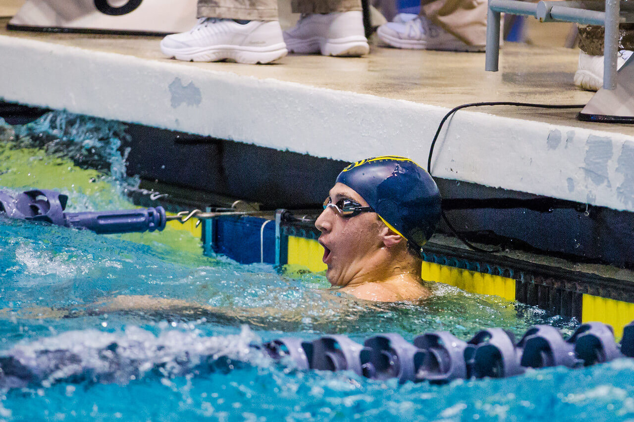 Speedo Winter Jr. Nationals vs 2016 Division I NCAA's