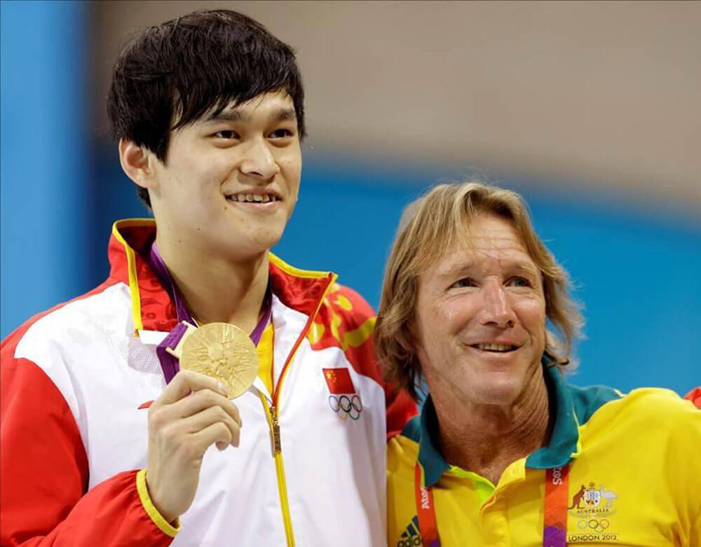 Sun Yang and Denis Cotterell