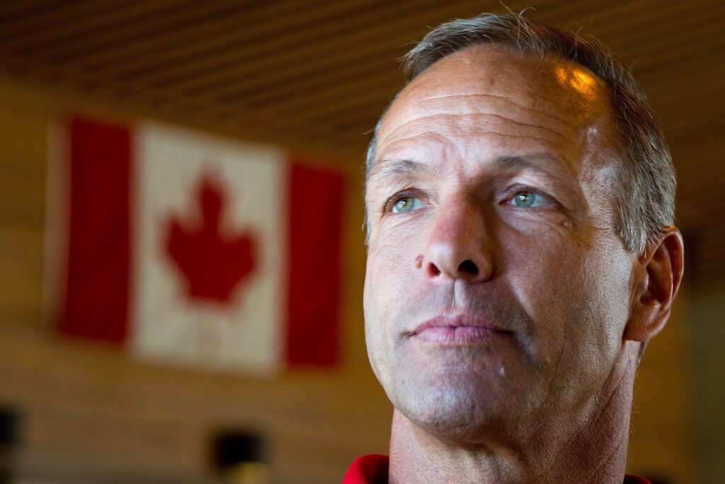 Pierre Lafontaine is the new chief executive officer of Canadian Interuniversity Sport. Lafontaine is shown speaking to reporters at the UBC Aquatic Centre in Vancouver, B.C., on Thursday May 24, 2012. THE CANADIAN PRESS/Darryl Dyck