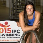 12/02/15.. COMMONWEALTH POOL - EDINBURGH. Swimming stars Keri-anne Payne rally Scottish support with 150 days to go to the 2015 IPC Swimming World Championships in Glasgow