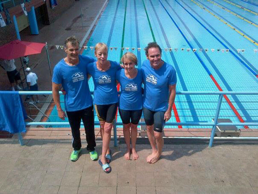 South African Masters swimmers break relay record