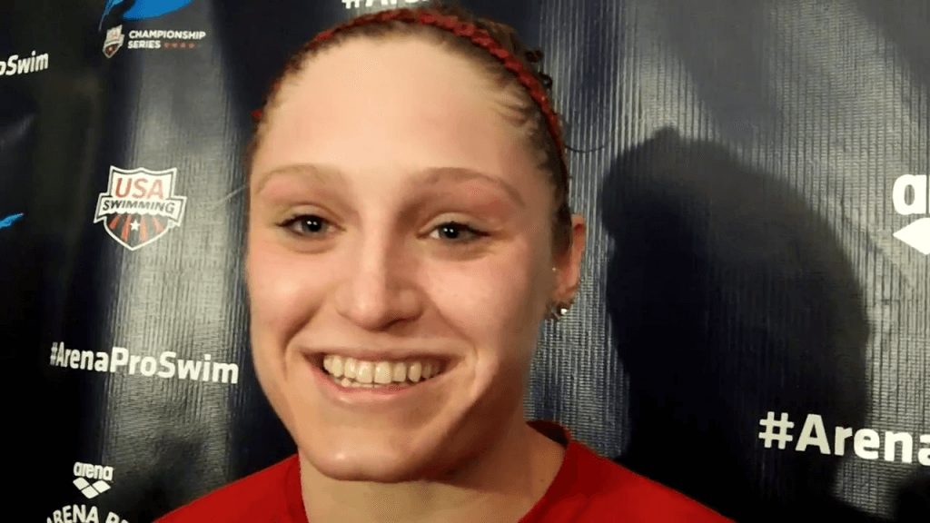 Morning Swim Show Kelsi Worrell Continues On Whirlwind
