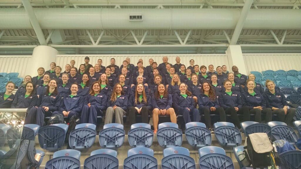 NCSA team pose for photo at the 2015 Irish Open