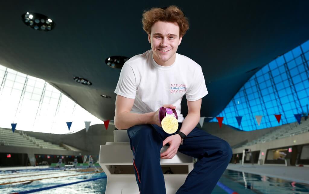 EDITORIAL USE ONLY Swimming Paralympic champion Ollie Hynd call on the British public to support their fellow para-athletes at National Paralympic Day, which takes place at the Queen Elizabeth Olympic Park in London on Sunday 26 July. PRESS ASSOCIATION Photo. Picture date: Tuesday May 19, 2015. As part of National Paralympic Day Ollie Hynd will compete in a international swimming event at the Aquatics Centre. Photo credit should read: Matt Alexander/PA Wire