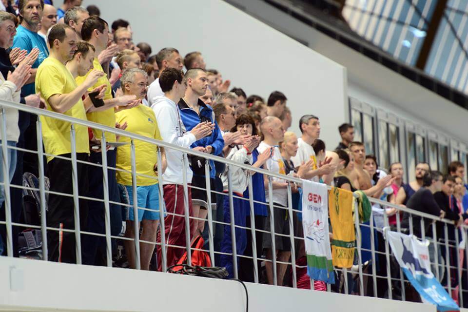 Russia Masters Swimming spectators