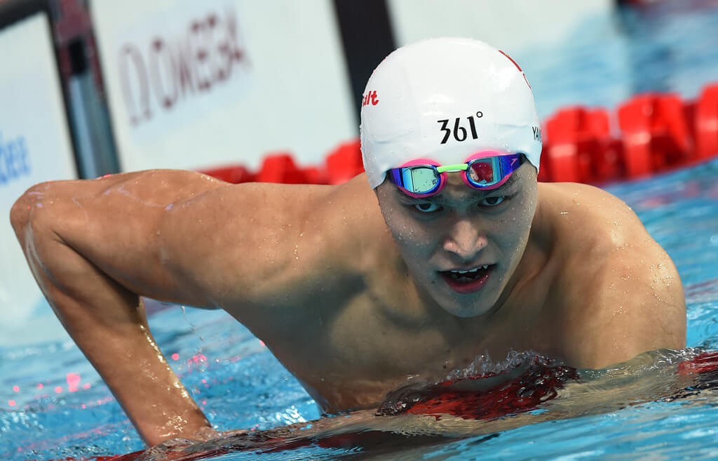 Swimming fastest. Sun yang фото.