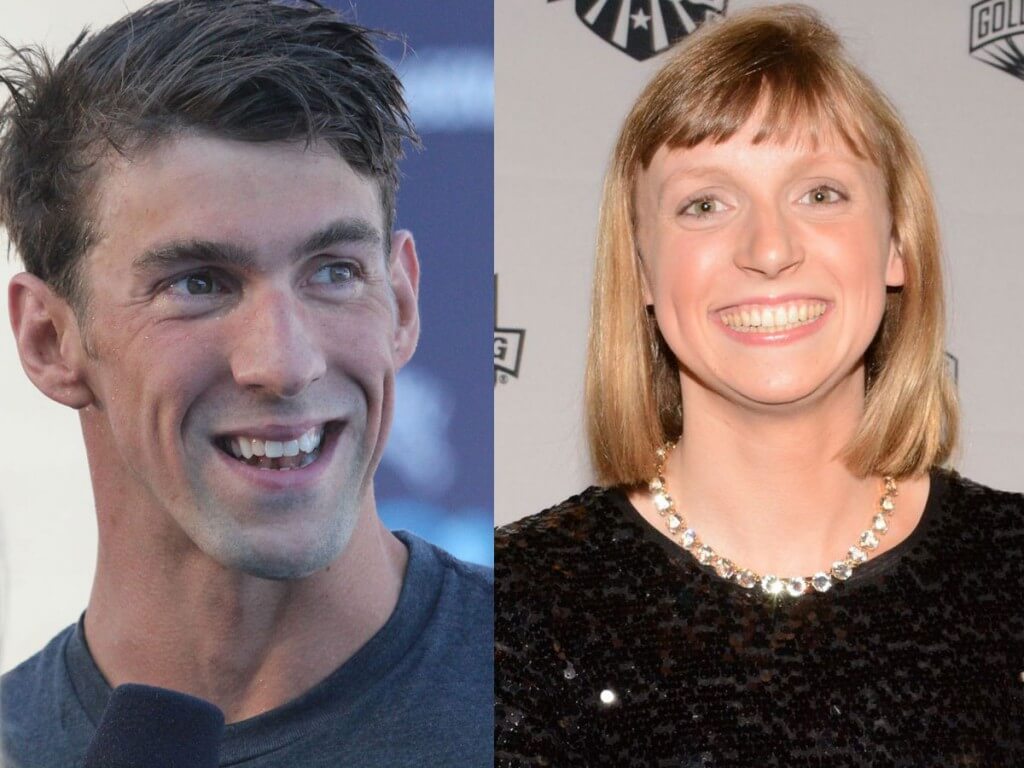 Michael Phelps and Katie Ledecky Golden Goggles