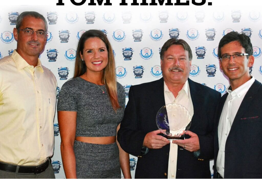 Tom Hines age group coach of the year