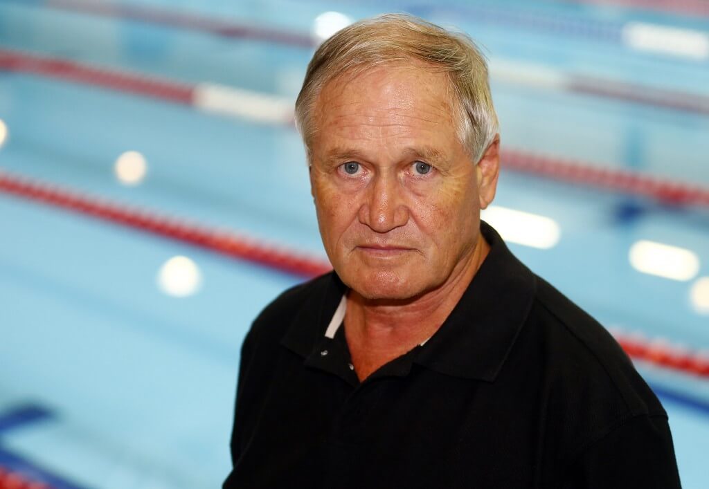 200313. Clive Power, SNZ Board Member during Day Four of the State New Zealand Open Championships, Auckland, New Zealand, Wednesday 20 March 2013. Photo: Simon Watts/bwp.co.nz/Swimming New Zealand