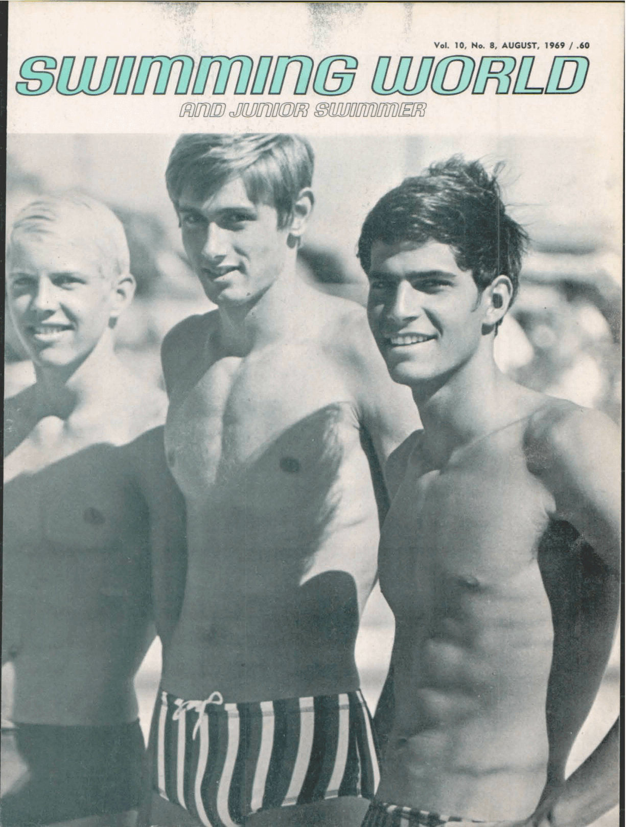 Swimming World Magazine August 1969 Issue- PDF ONLY