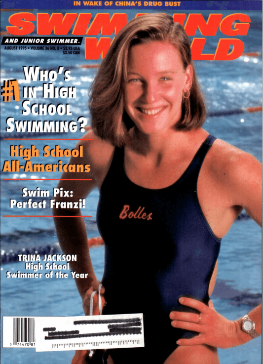 Swimming World Magazine August 1995 Issue