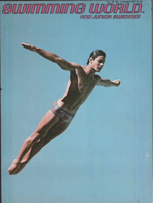 swimming-world-magazine-january-1977-cover