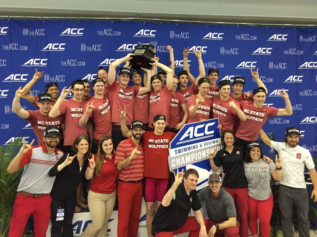 NC State Men Win SecondStraight ACC Championships Swimming World News