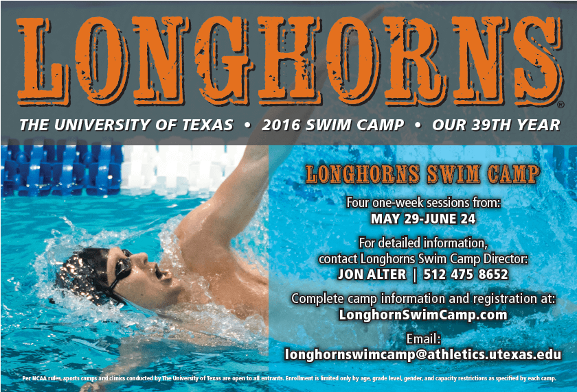 Featured Swim Camp of the Week Longhorn Swim Camp Swimming World News