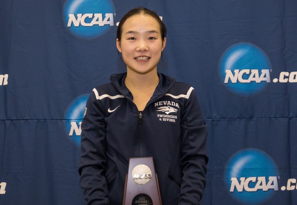 2016.03.17 2016 Womens NCAA Swimming Championships_Sharae Zheng Nevada