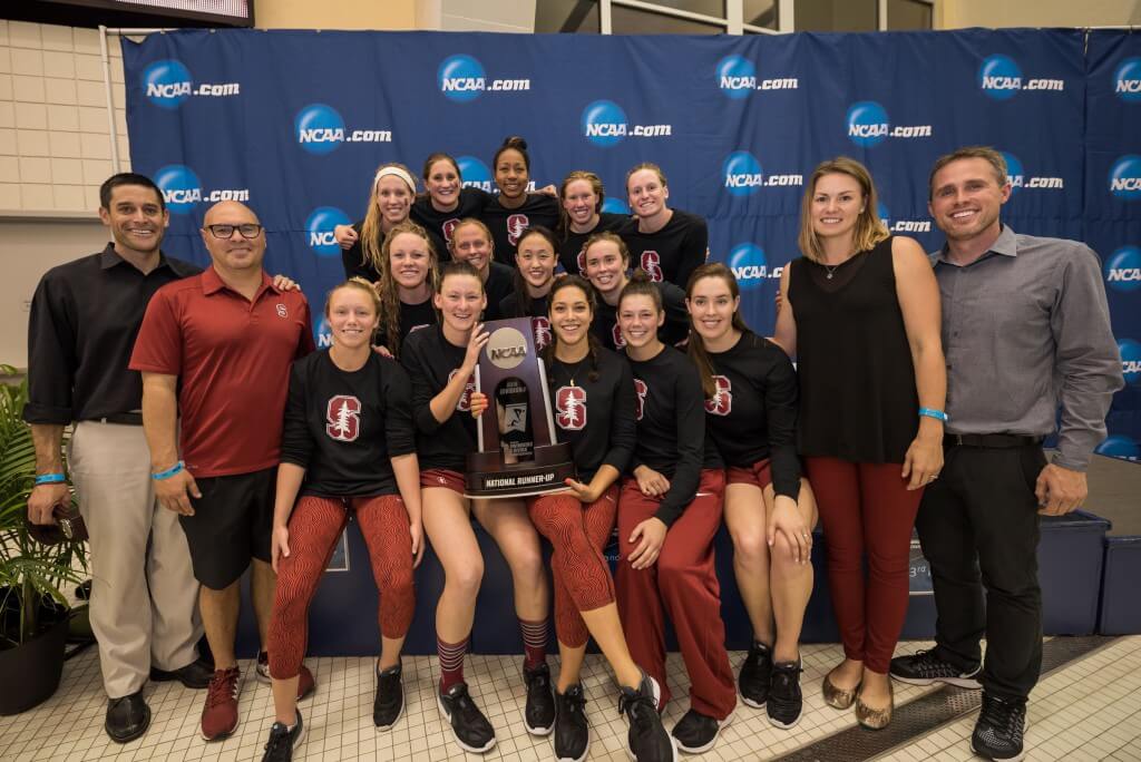 2016.03.19 2016 Womens NCAA Swimming Championships_Stanford Trophy